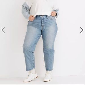 Madewell plus curvy perfect vintage jeans